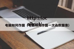 电脑如何作图（电脑如何作图一次函数图像）